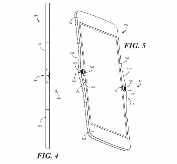 606x563 new motorola razr flip phone with foldable screen design suggested - Flip Phone Drawing