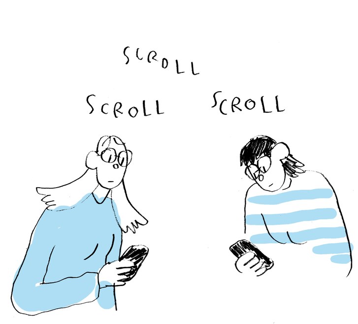 727x658 Upgrading To A Flip Phone The New Yorker - Flip Phone Drawing