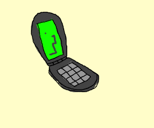 300x250 Flip Phone Drawing - Flip Phone Drawing