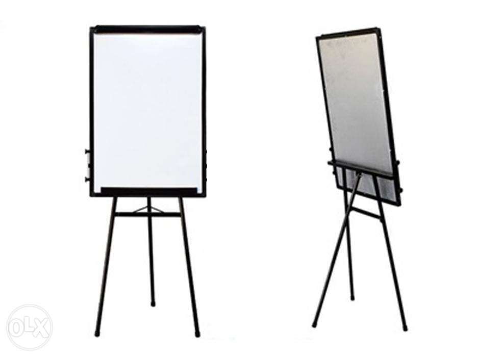 982x700 Easel Stand Drawing Magnetic Board Flip Chart Clip On Pen Holder - Flipchart Drawing