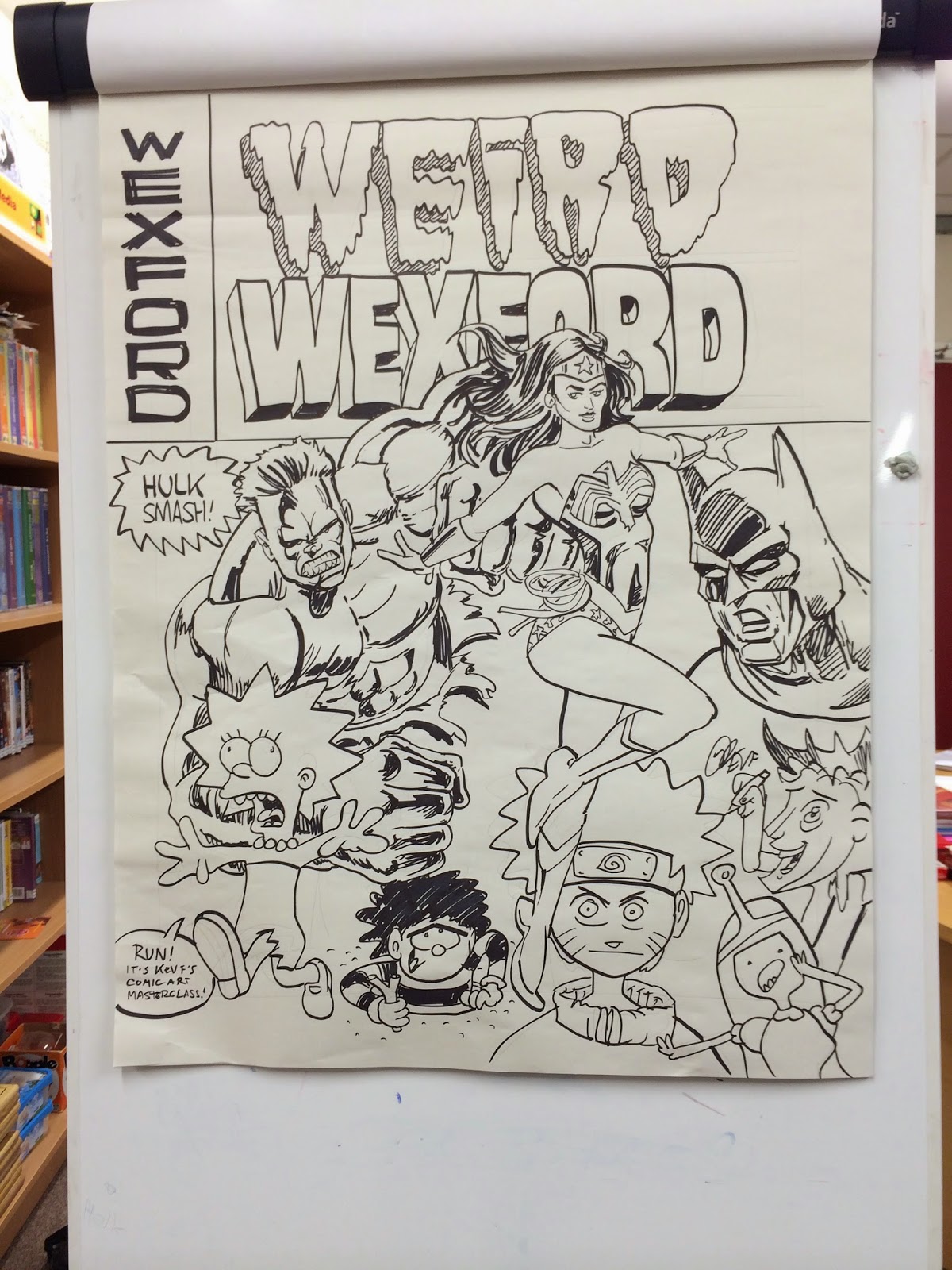 1200x1600 Kev F Comic Art Flipchart O Rama - Flipchart Drawing