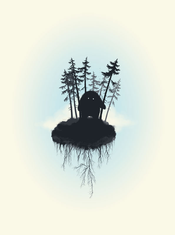 595x800 floating island - Floating Island Drawing