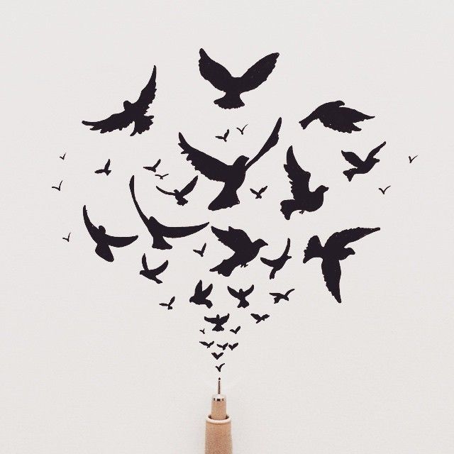 640x640 flock - Flock Drawing