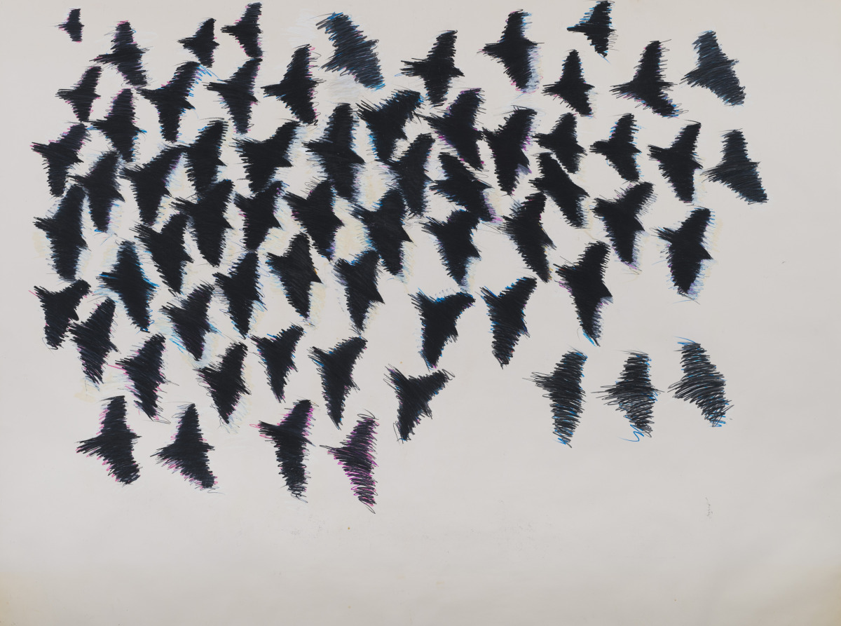 1200x893 drawing flock of birds - Flock Of Birds Drawing
