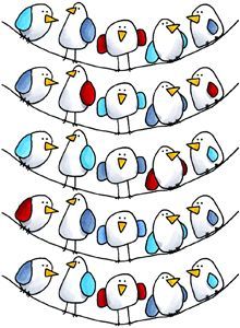 220x300 flock of birds clipart drawing - Flock Of Birds Drawing