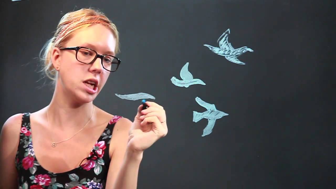 1280x720 how to draw a flock of birds - Flock Of Birds Drawing