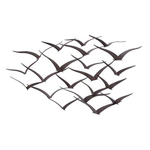 500x500 iron flock of birds wall sculpture home kitchen - Flock Of Birds Drawing