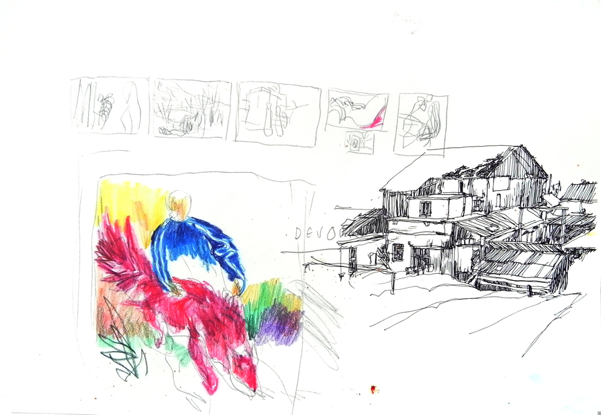 868x600 Flood The Hood - Flood Drawing