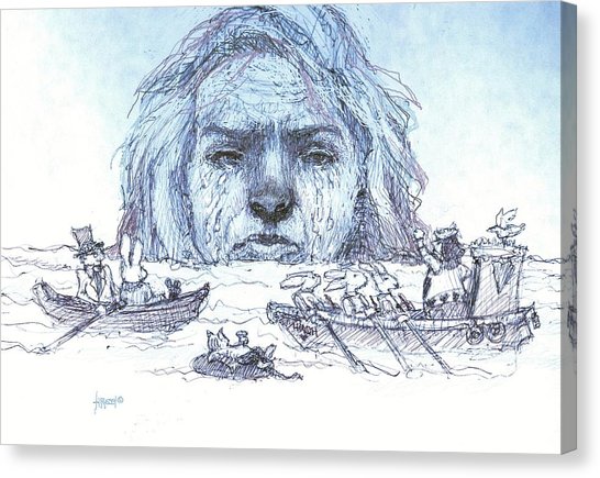 546x435 Alice Cries Me A Flood Drawing - Flood Drawing