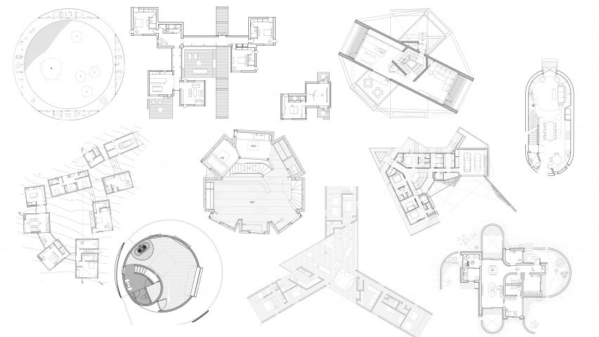 852x479 houses with weird, wonderful and unusual floor plans - Floor Drawing