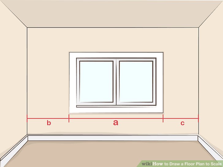 728x546 How To Draw A Floor Plan To Scale Steps - Floor Drawing
