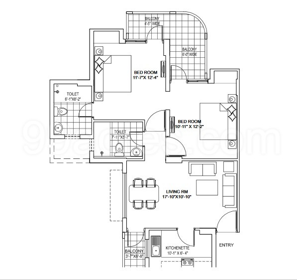 597x562 Stellar Group And Mi Builders Stellar Mi Citihomes Floor Plan - Floor Drawing