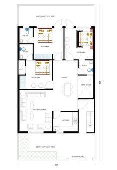 235x340 Best Drawing House Plans Images Cad Blocks, Architect Drawing - Floor Plan Drawing