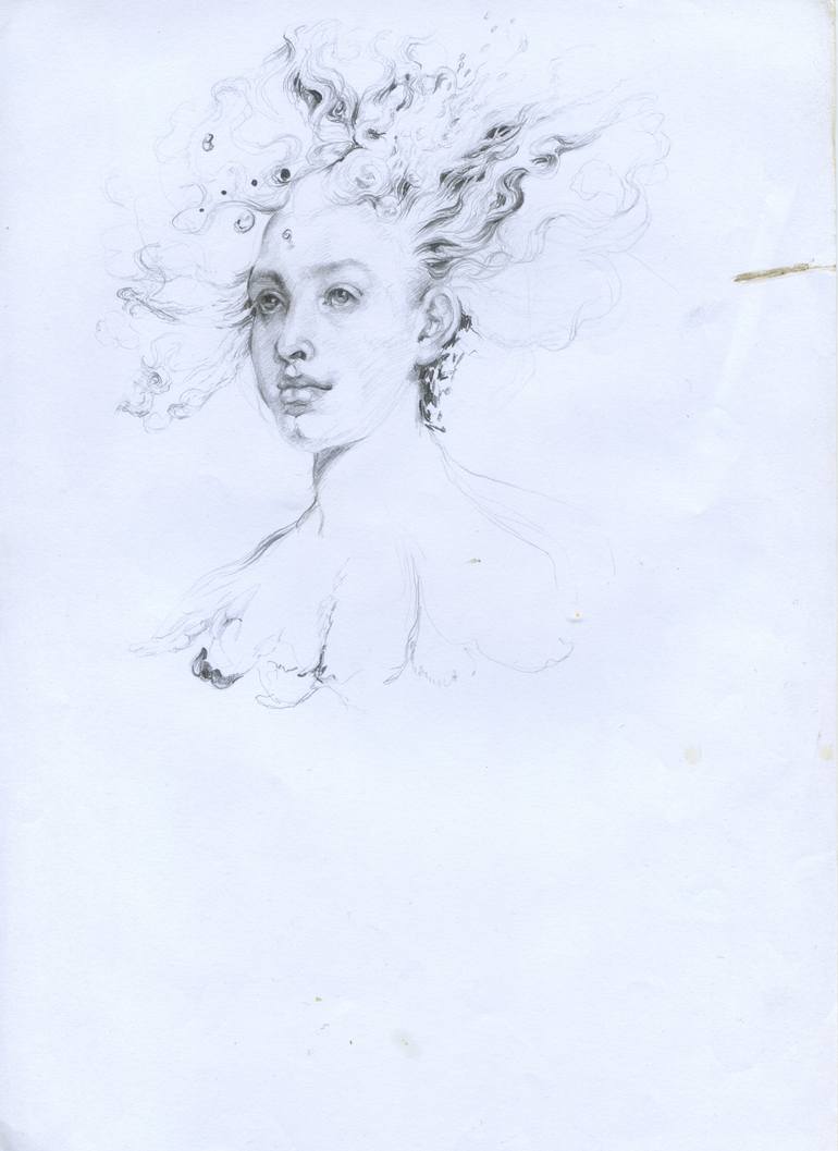 770x1057 flora drawing - Flora Drawing