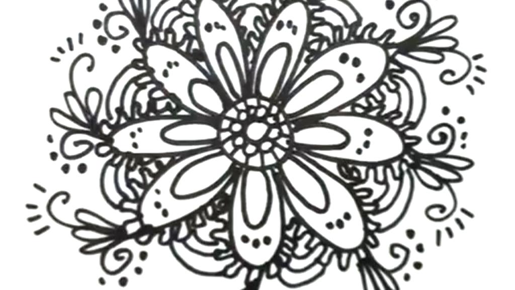 1024x576 Cool Designs To Draw Easy Cool Drawing Ideas Drawing Designs - Floral Design Drawing