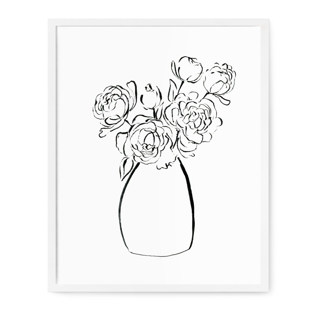 1080x1080 floral line drawings - Floral Drawings