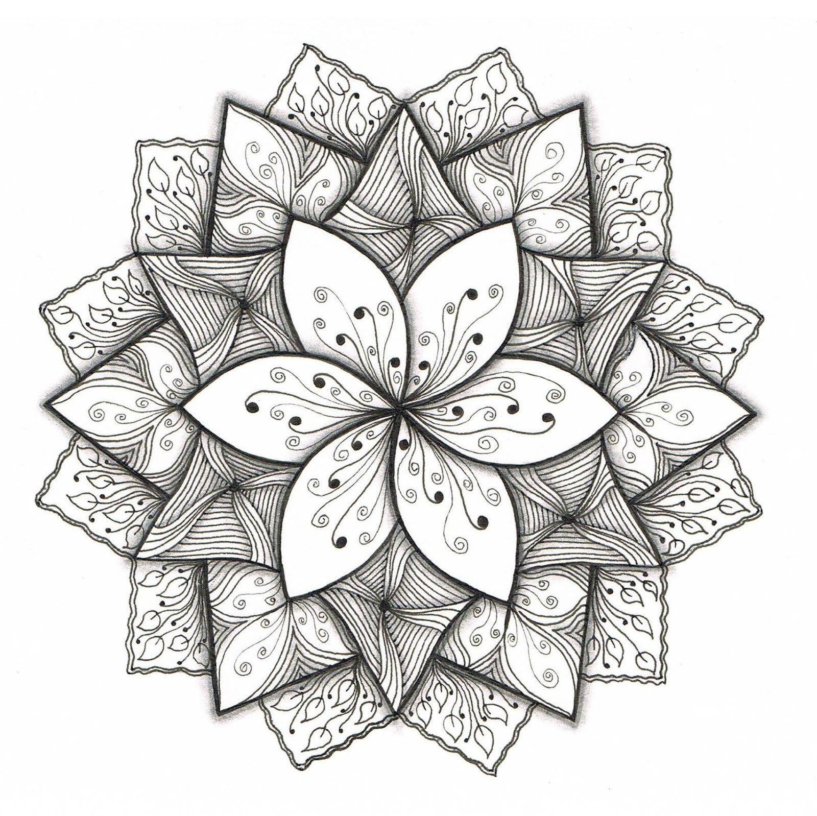 Floral Pattern Drawing at Explore collection of