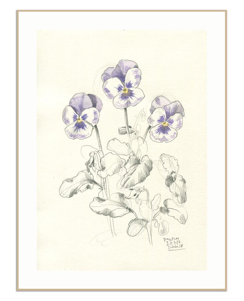 Floral Print Drawing at PaintingValley.com | Explore collection of ...