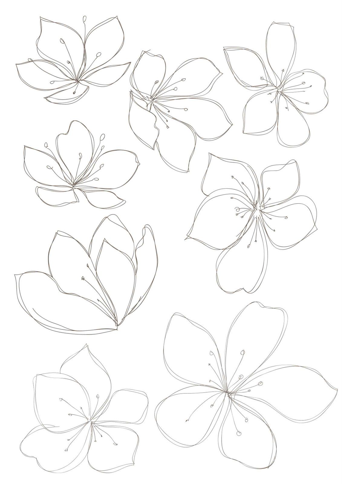 1131x1600 Bobbie Print Floral Drawings Artsy Drawings, Watercolor Art - Floral Print Drawing