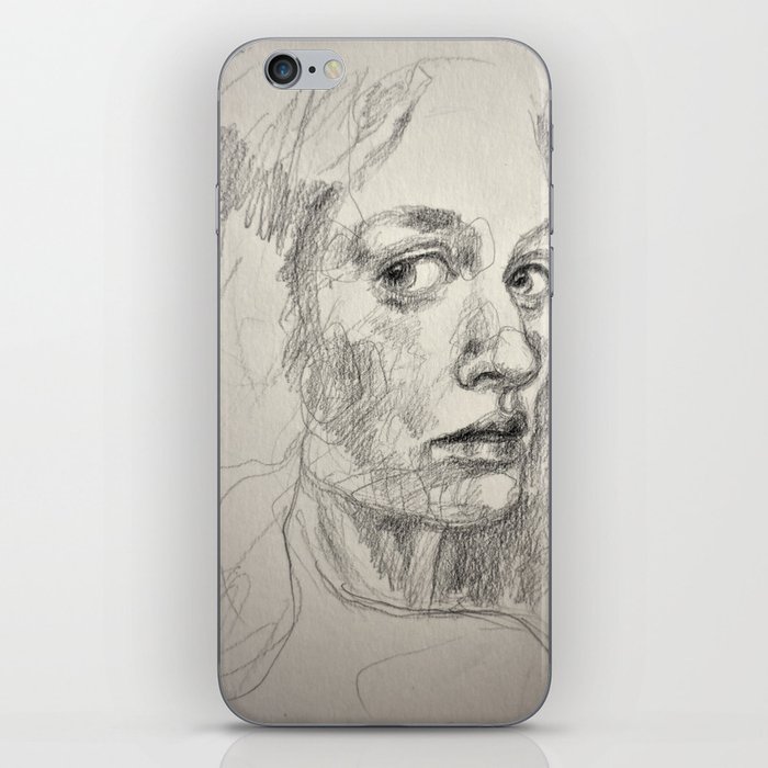 700x700 Florence, Drawing Iphone Skin - Florence Drawing