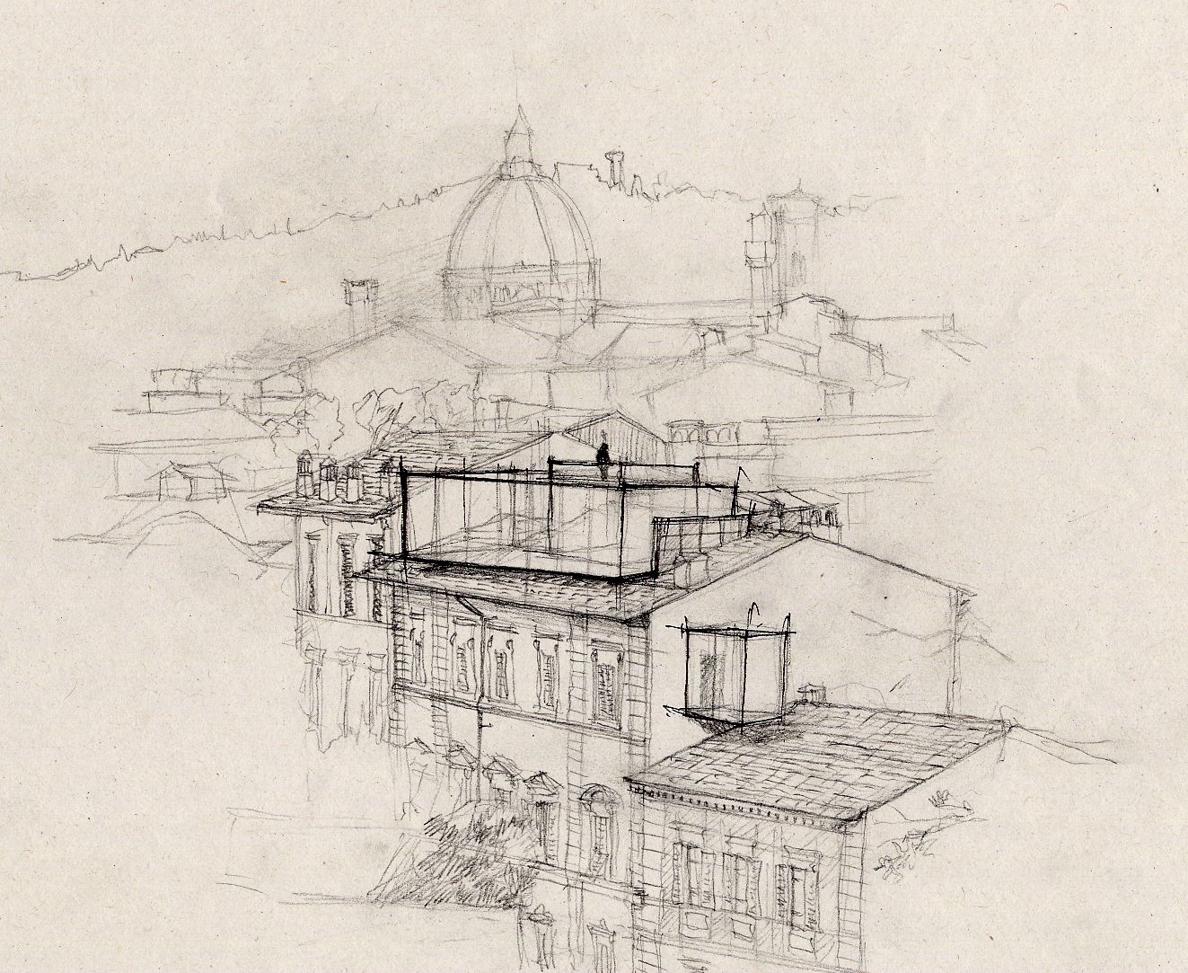 1323x1083 Florence Sketch The Pen Is Mightier In Sketches, Drawing - Florence Drawing