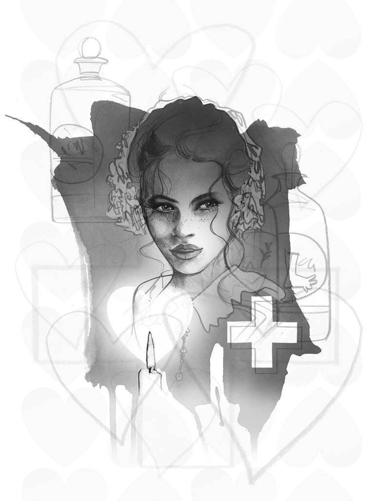 770x1027 florence nightingale drawing - Florence Nightingale Drawing