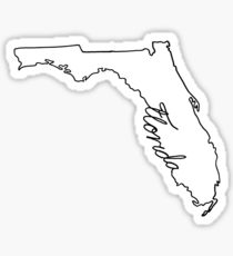 210x230 Florida State Drawing Stickers Redbubble - Florida Drawing