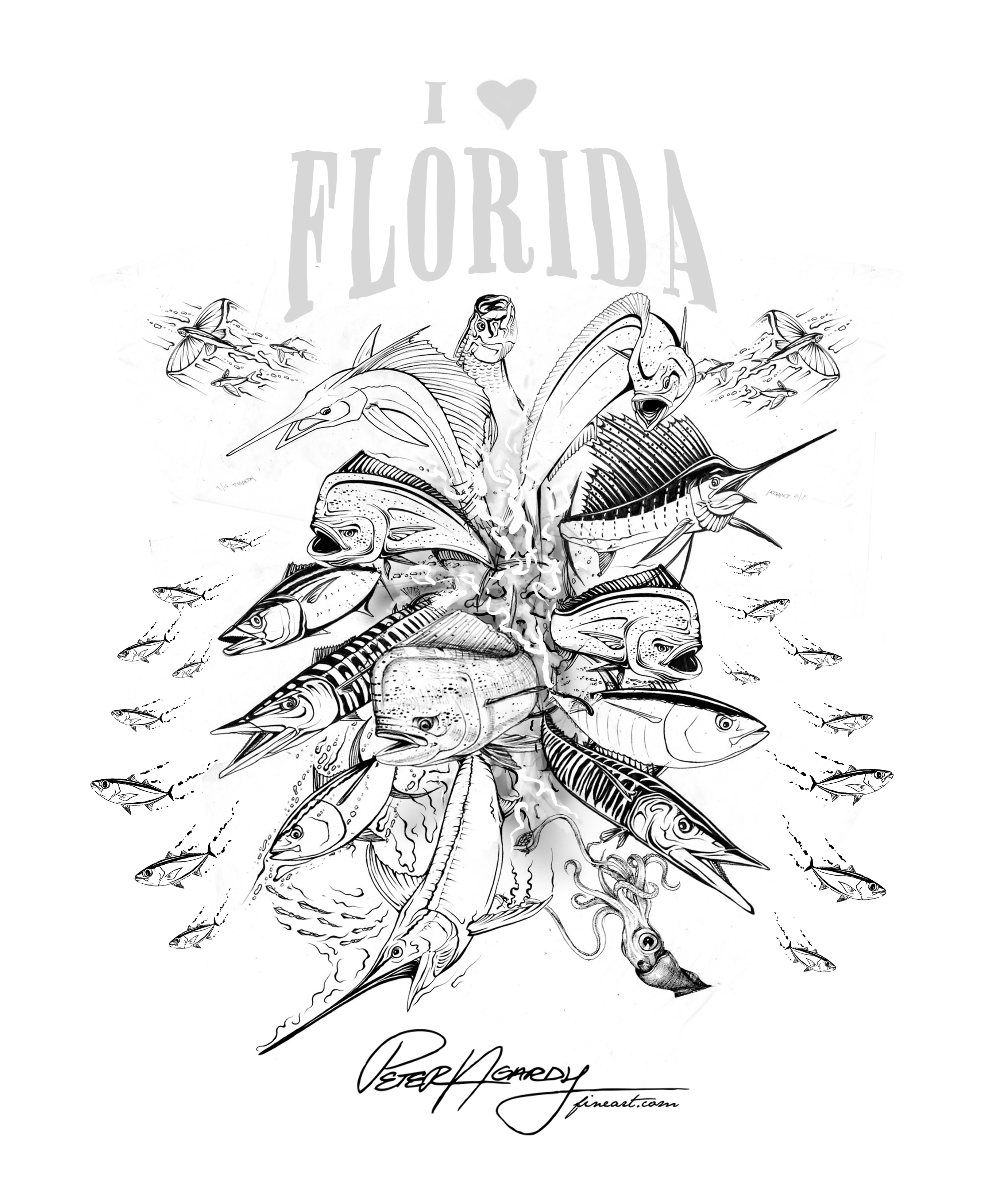 2730x3300 Love Ink Drawings - Florida Drawing