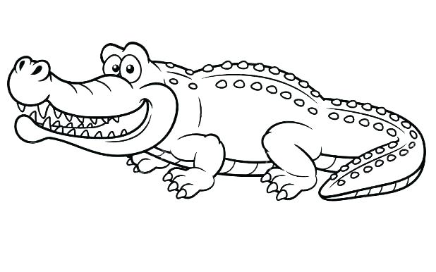 618x386 super ideas gator coloring pages florida cartoon crocodile - Florida Gators Drawing