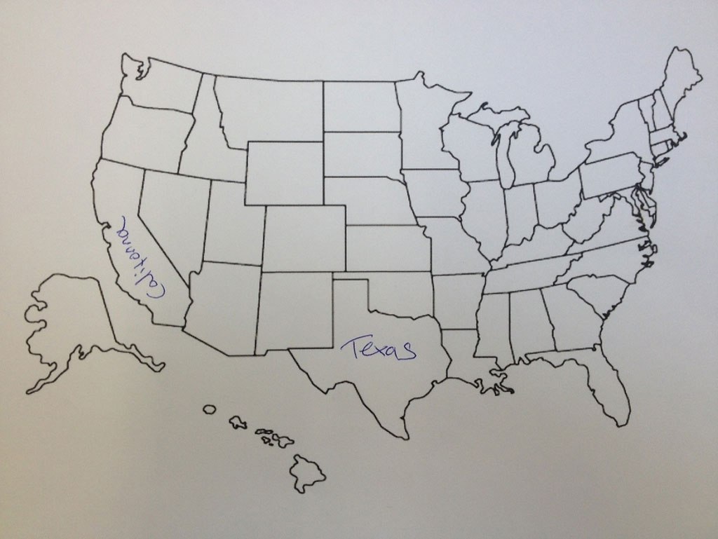 1024x769 Pencil Sketch Of The United States Map Animation Motion Background - Florida Map Drawing