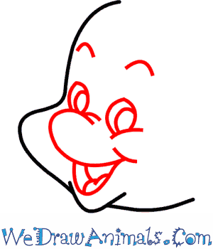 300x350 How To Draw Flounder From The Little Mermaid - Flounder Little Mermaid Drawing