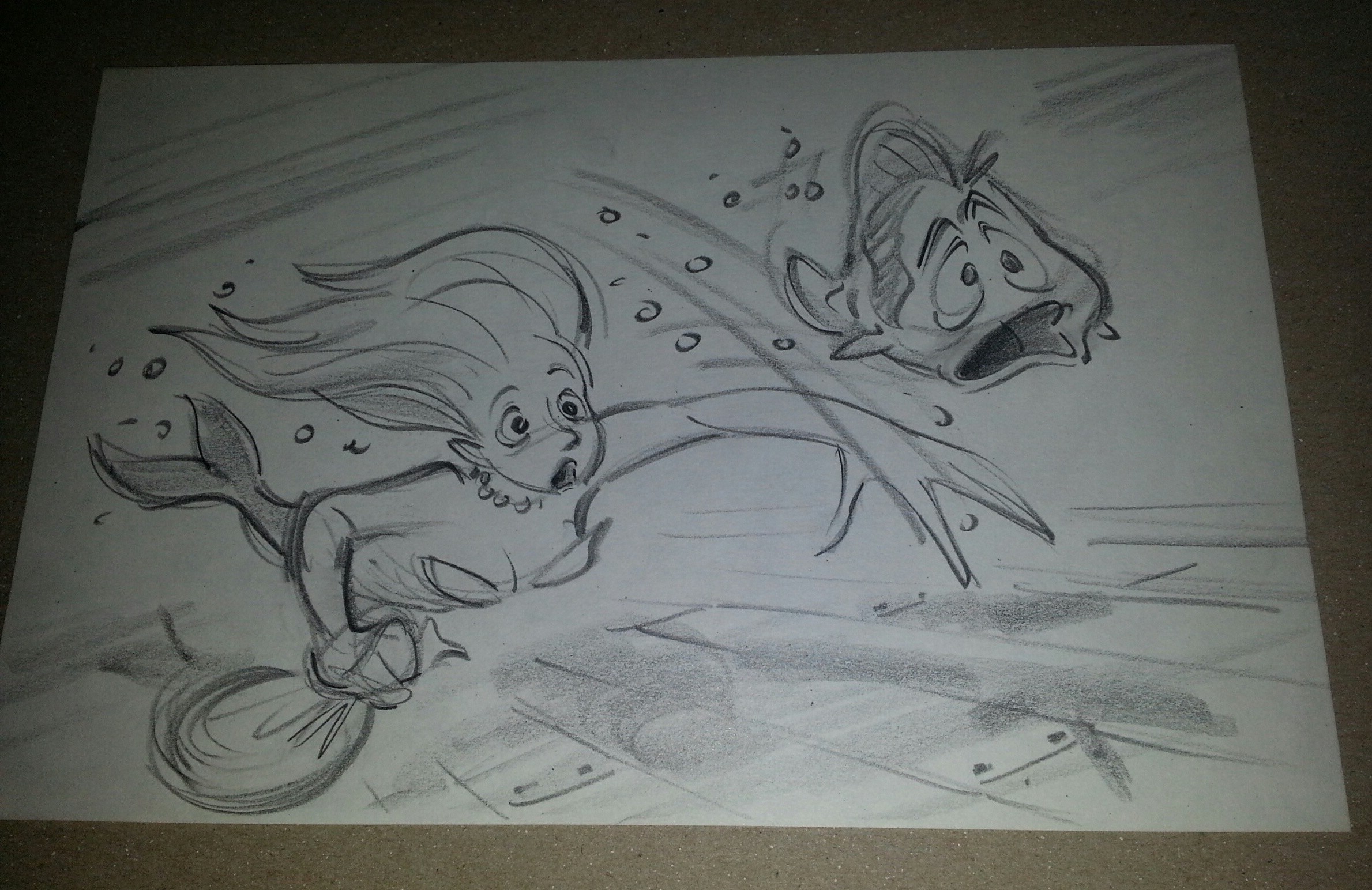 Flounder Little Mermaid Drawing at Explore