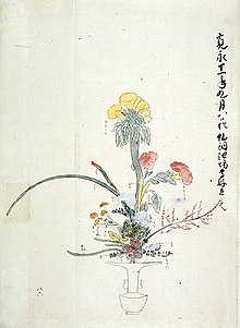 220x301 ikebana - Flower Arrangement Drawing