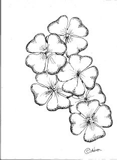 233x320 How To Draw Worksheets For Young Artist Flowers Crafts Clover - Flower Art Drawing