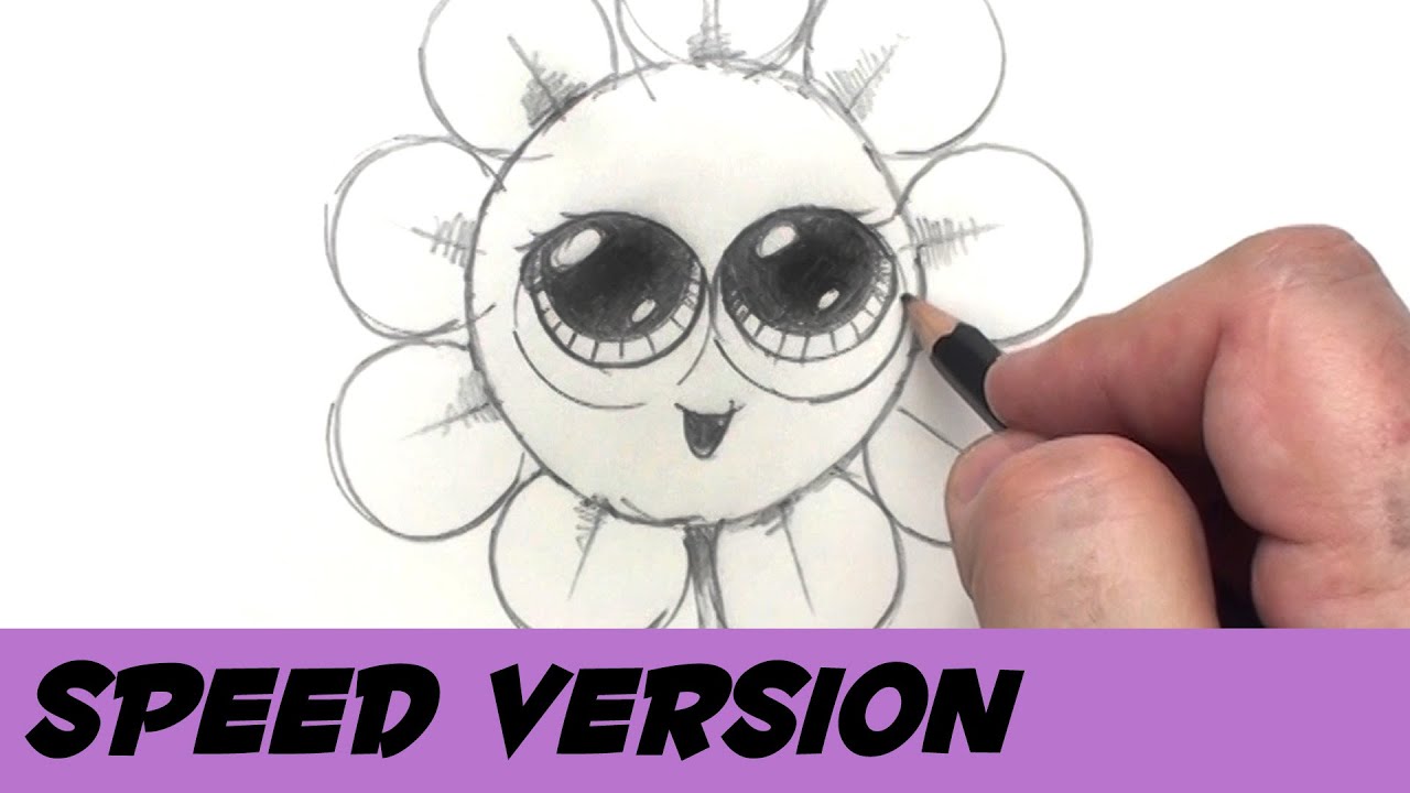 1280x720 How To Draw A Flower With Coins - Flower Cartoon Drawing