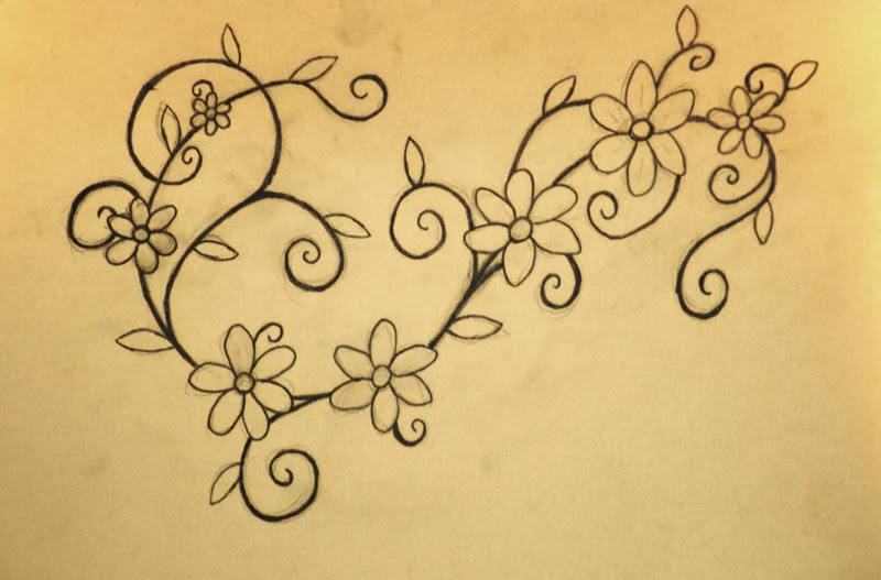 800x527 Flower Chain Drawing At Com Free For Personal Us On Drawn Pocket - Flower Chain Drawing