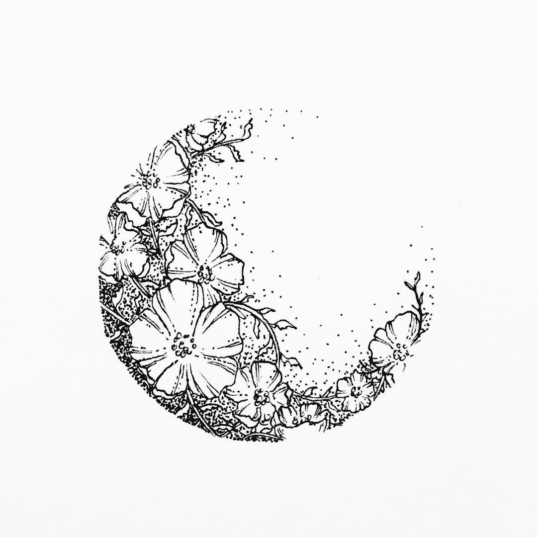 1080x1080 Doodle For The Day - Flower Circle Drawing