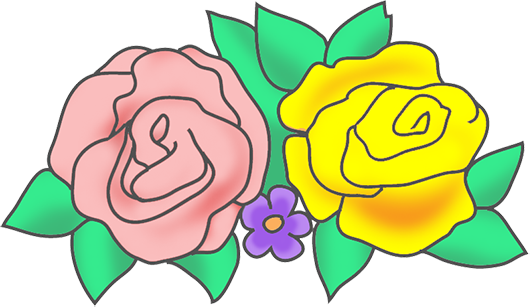 531x308 Free Flower Clipart - Flower Clip Art Drawing