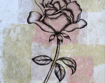340x270 flower collage drawings - Flower Collage Drawing
