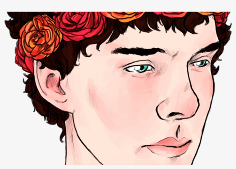 820x587 Images Of Tumblr Flower Crown Drawing - Flower Crown Drawing Tumblr