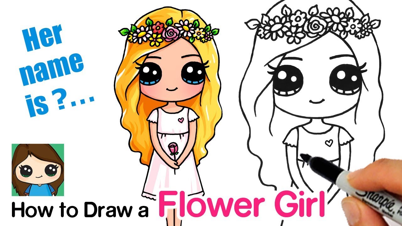 1280x720 How To Draw A Flower Cute Girl Snapchat Flower Crown Filter - Flower Crown Drawing Tutorial