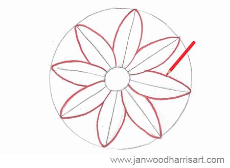 450x330 How To Draw A Daisy - Flower Daisy Drawing