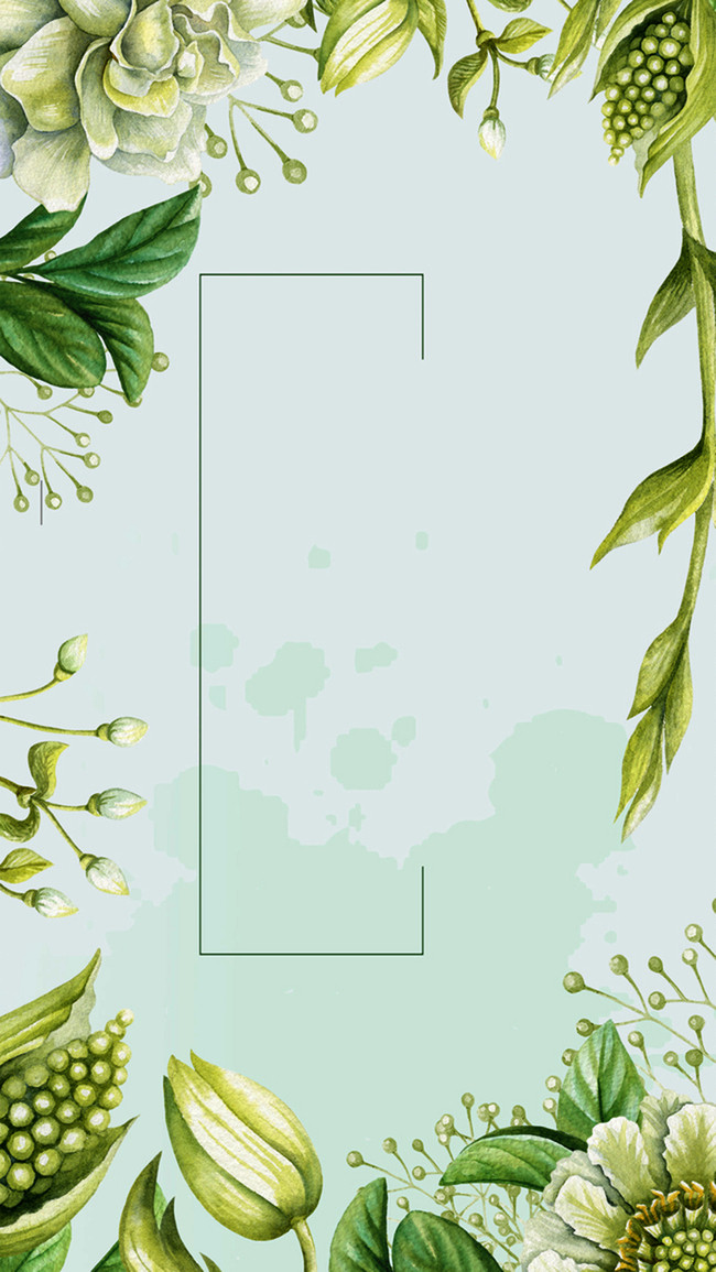 650x1155 Flower And Flower Background Material Drawing, Flowers, Plants - Flower Drawing Background
