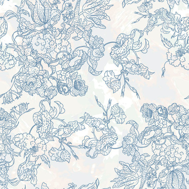 368x368 line drawing fashion flowers background free vector download - Flower Drawing Background