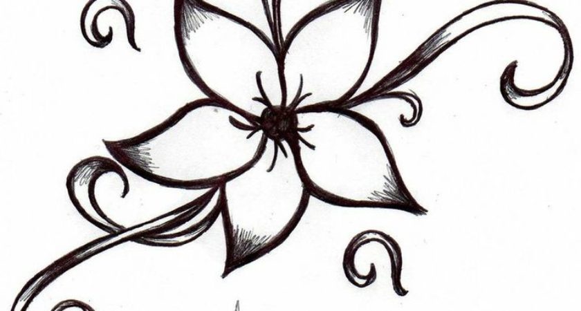 840x450 Cute Easy Patterns To Draw Ideas Photo Gallery - Flower Drawing Drawing
