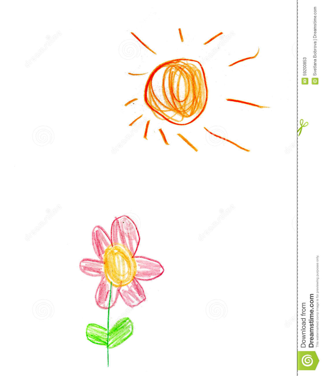 Flower Drawing For Kids at PaintingValley.com | Explore collection of Flower Drawing For Kids