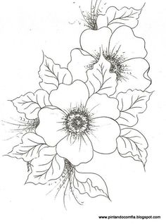 236x318 Pictures Flowers To Draw - Flower Drawing Images