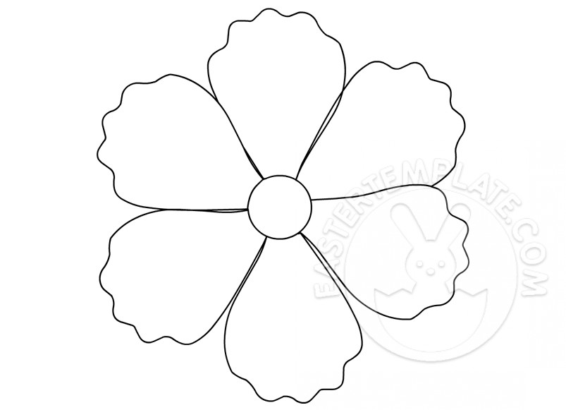 Flower Drawing Template at PaintingValley.com | Explore collection of ...