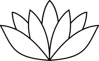 400x247 egyptian lotus flower flower lotus template egypt lotus - Flower Drawing Template