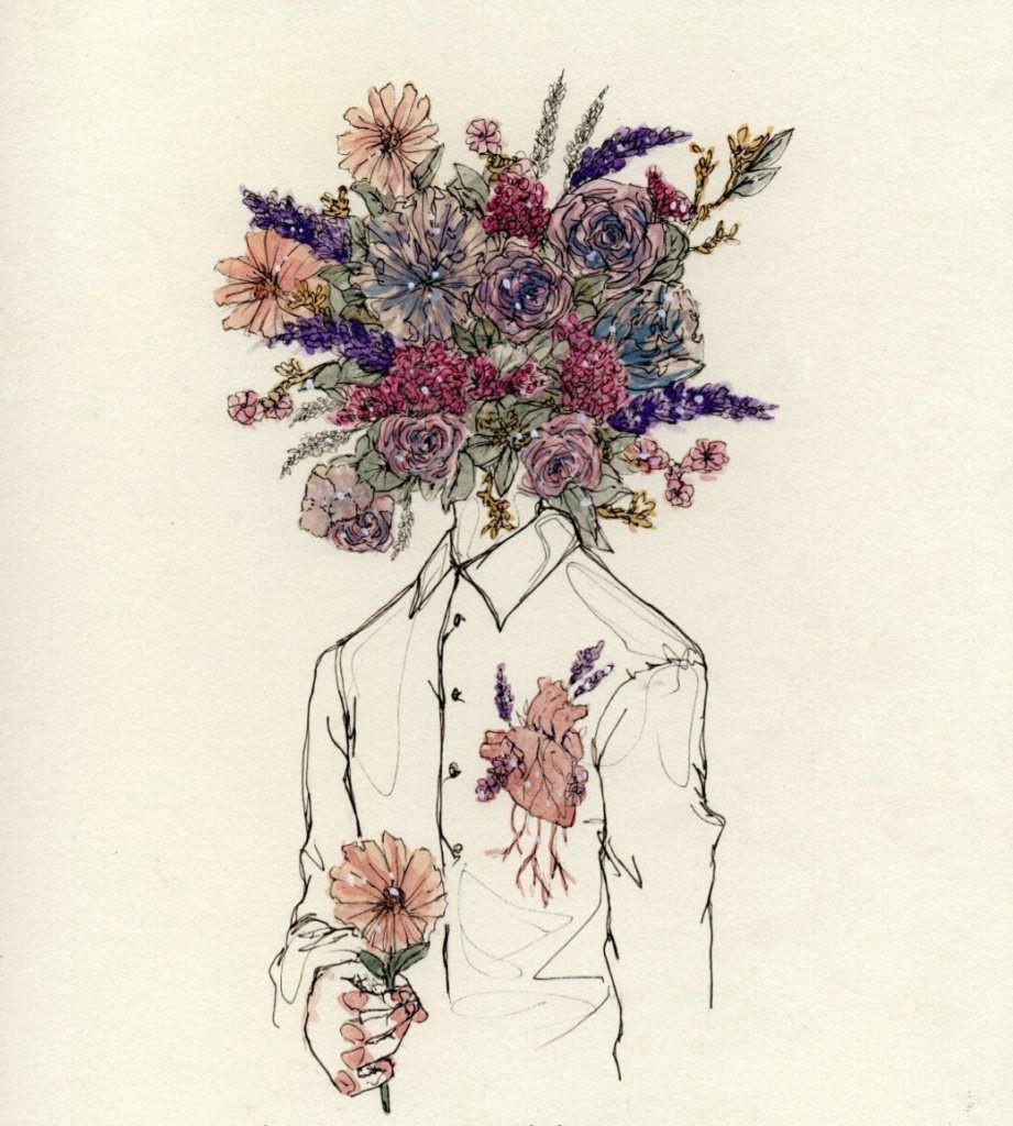 921x1024 Drawing Of Flowers Tumblr Troller Us - Flower Drawing Tumblr